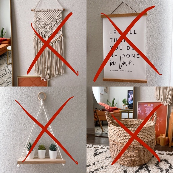 ✨MOVING SALE✨Boho Home Decor Items - Picture 4 of 5